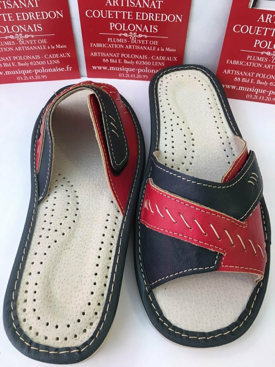 Pantoufles femme nus pieds