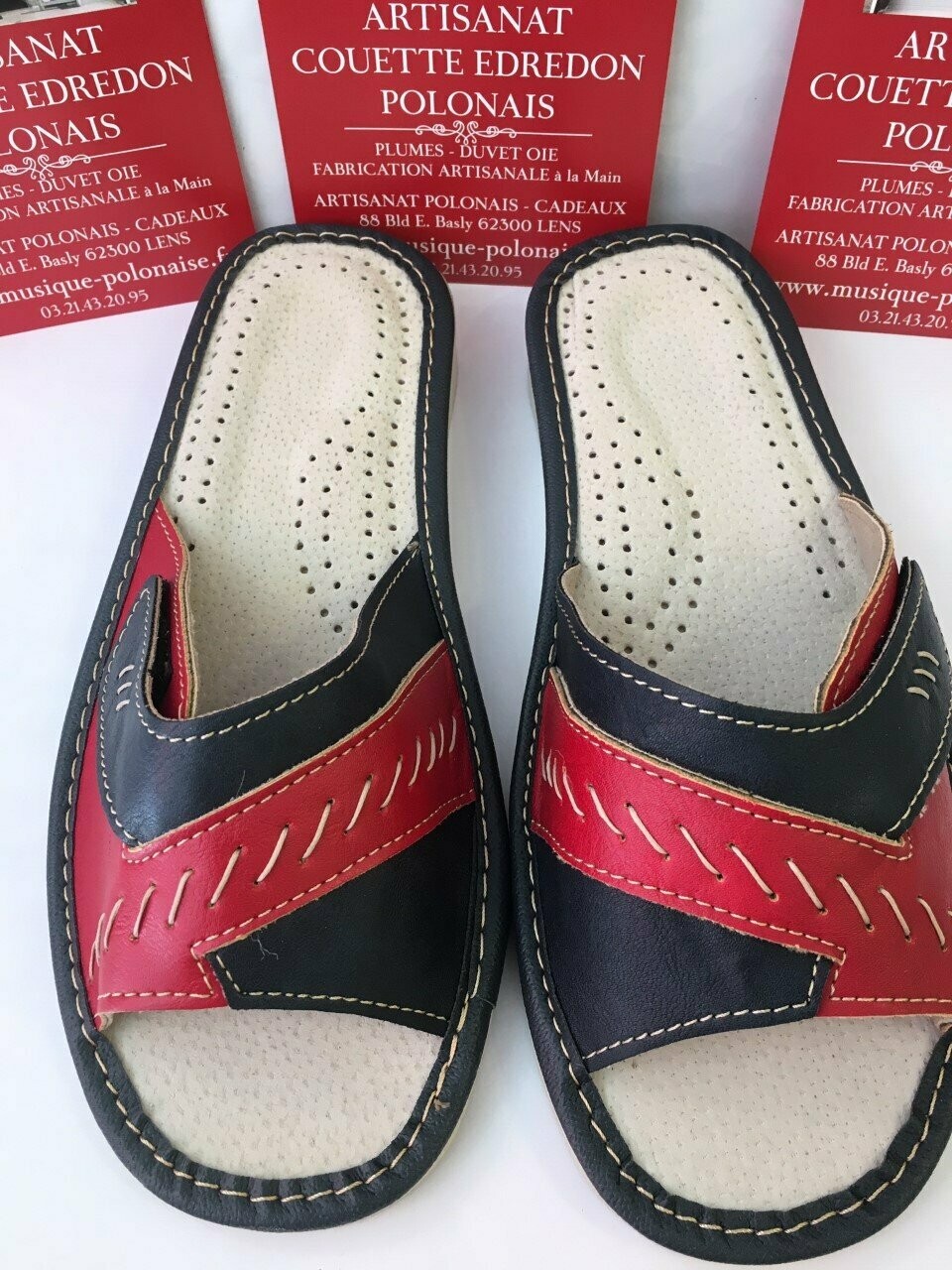 Pantoufles femme nus pieds