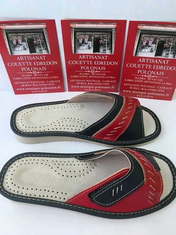 Pantoufles femme nus pieds