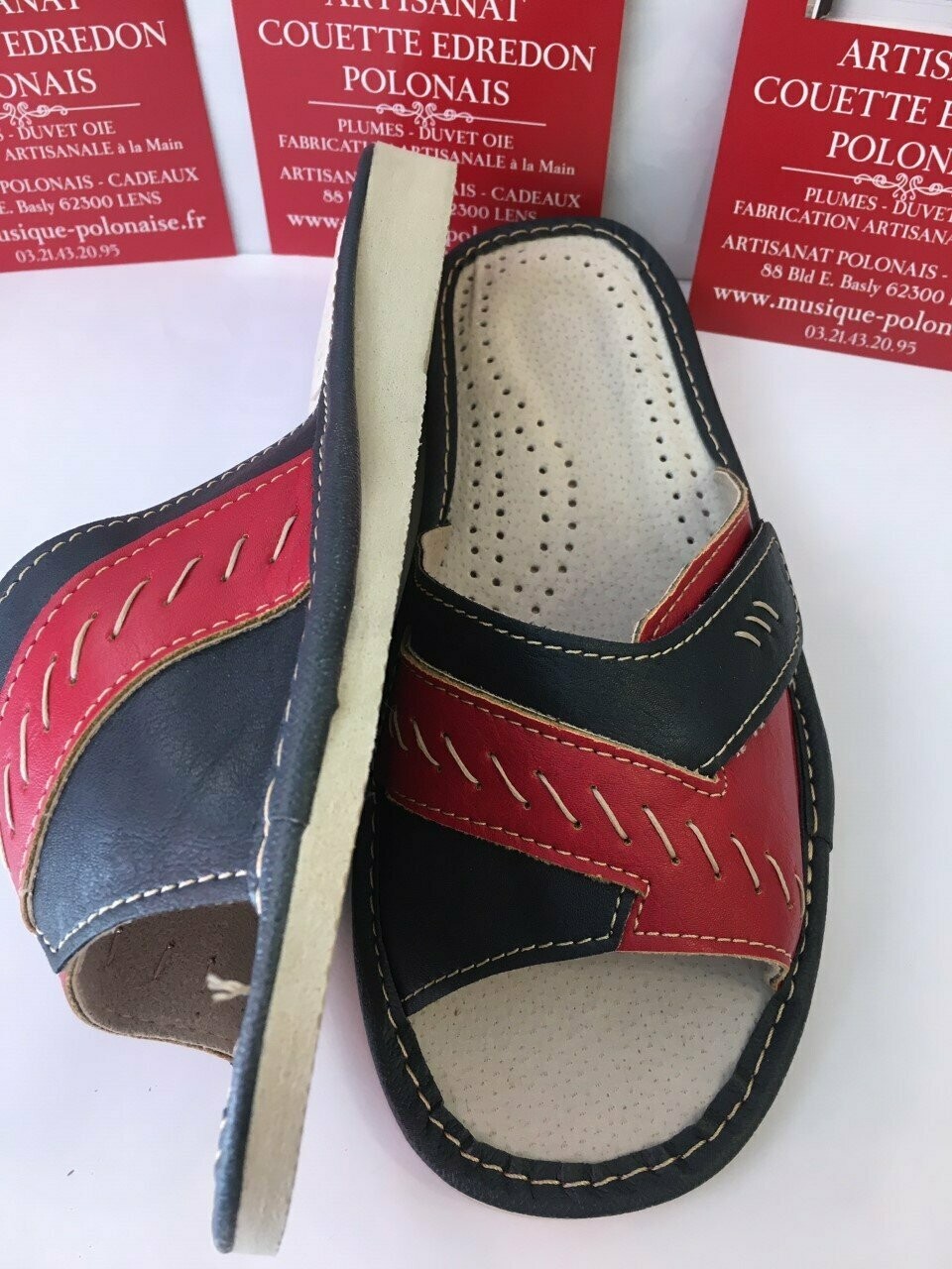 Pantoufles femme nus pieds