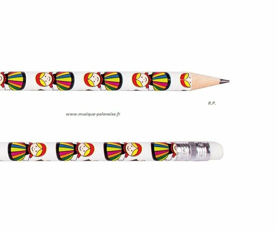 CRAYON PAPIER POUPEE LOWICKA