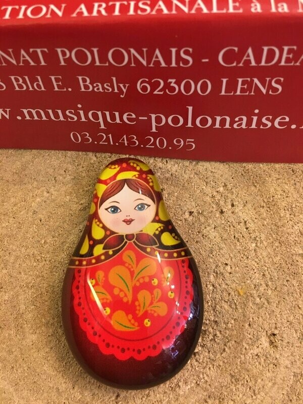 MAGNET MATRIOSZKA en verre MAGNET MATRIOSZKA en verre