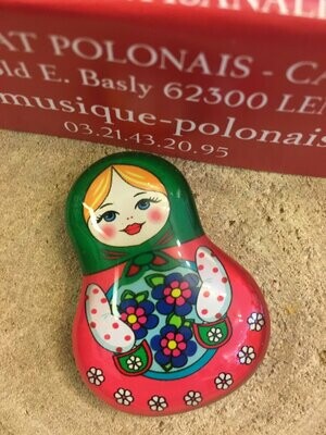 MAGNET MATRIOSZKA en verre MAGNET MATRIOSZKA en verre
