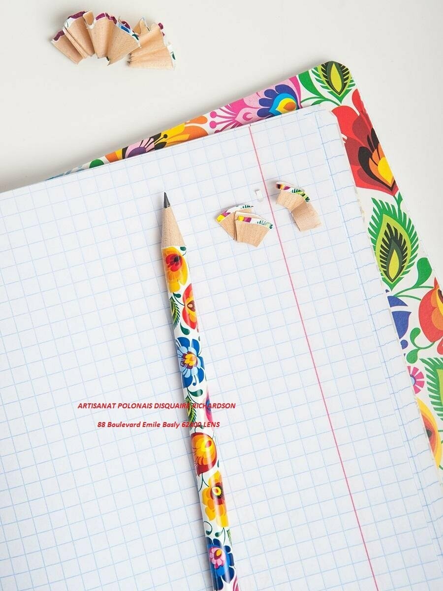 CRAYON PAPIER BLANC LOWICZ