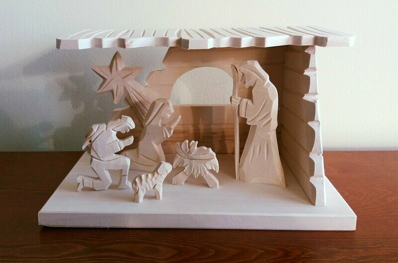 Crèche en bois