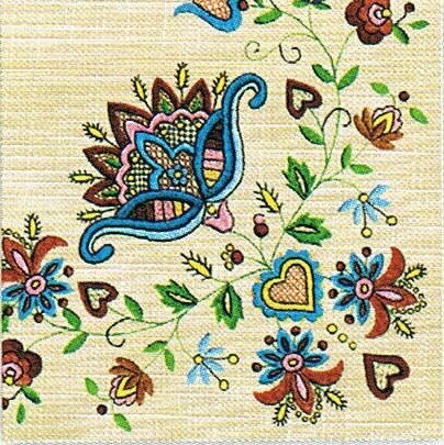 Serviettes de table folk polonais