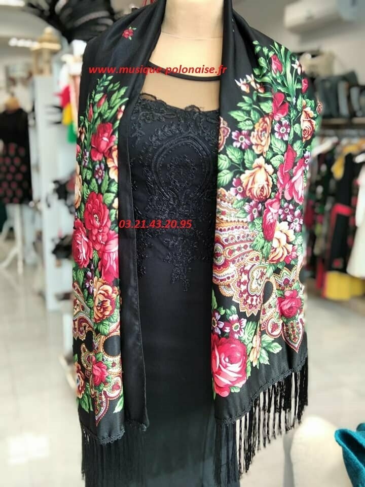 FOULARD ECHARPE FOLK POLONAIS