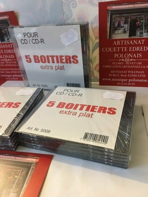 BOITIER EXTRA PLAT POUR CD
