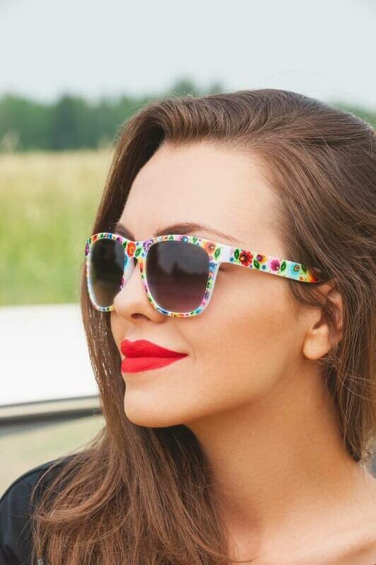 LUNETTES DE SOLEIL FOLK LOWICZ BLANCHES