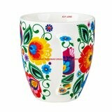 Mug tasse grande folk polonais de LOWICZ Pologne