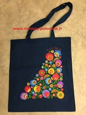 SAC EN TOILE FOLK POLONAIS