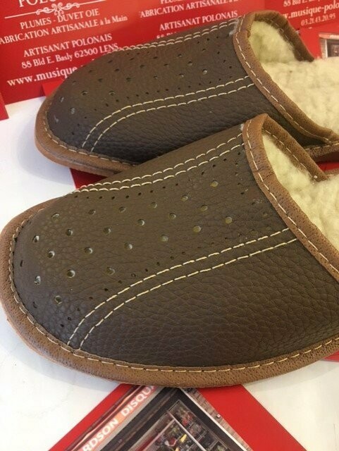PANTOUFLES HOMME FOURRÉES