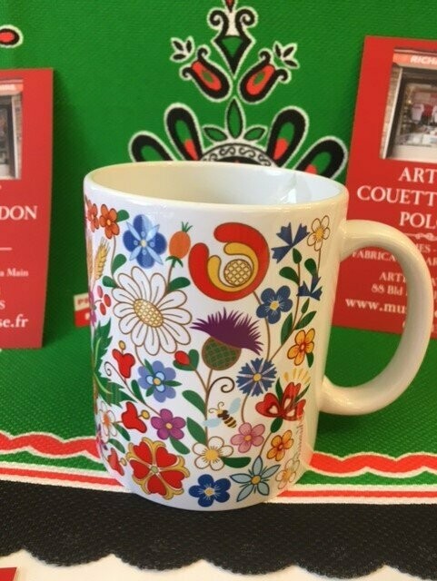 MUG FOLK FLEURS POLOGNE