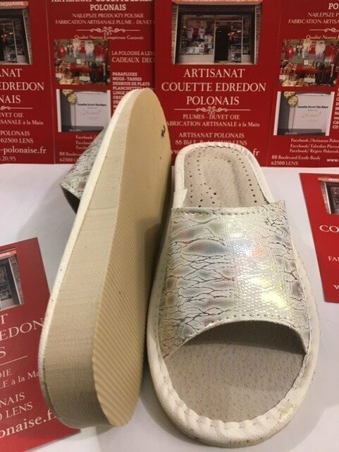 Pantoufles femme nus pieds
