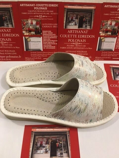 Pantoufles femme nus pieds