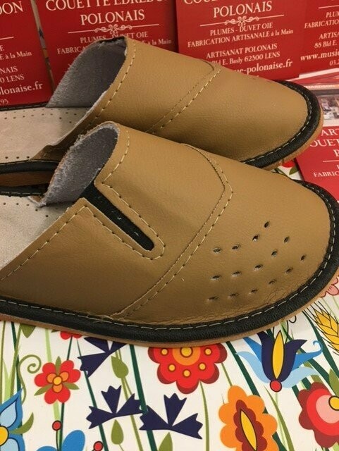PANTOUFLES HOMME CUIR