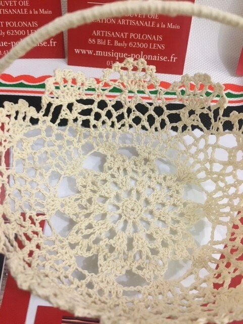 PANIER Rond au crochet