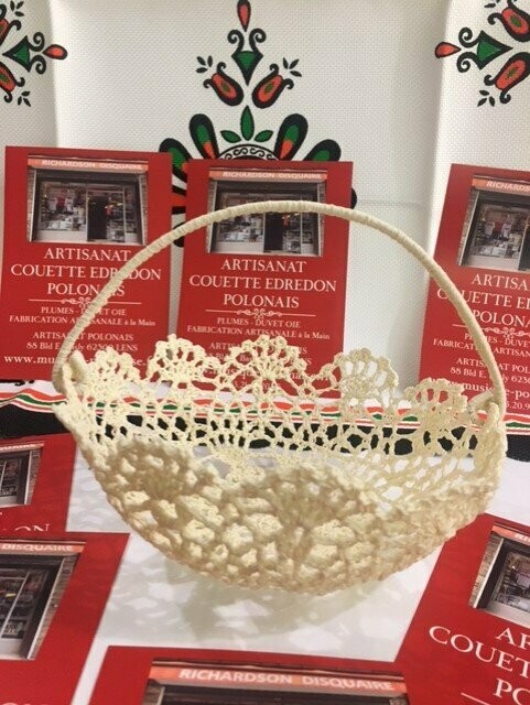 PANIER Rond au crochet