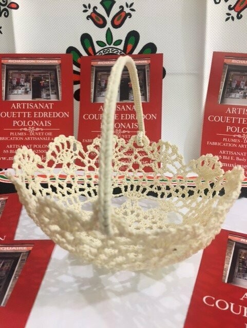 PANIER Rond au crochet