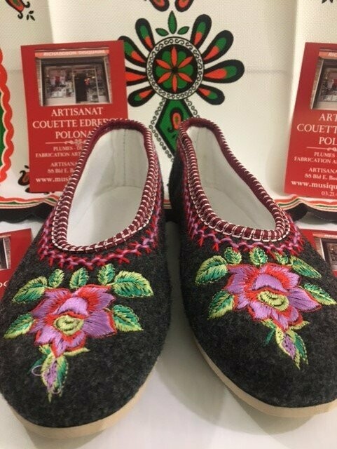 Pantoufles femme ballerines