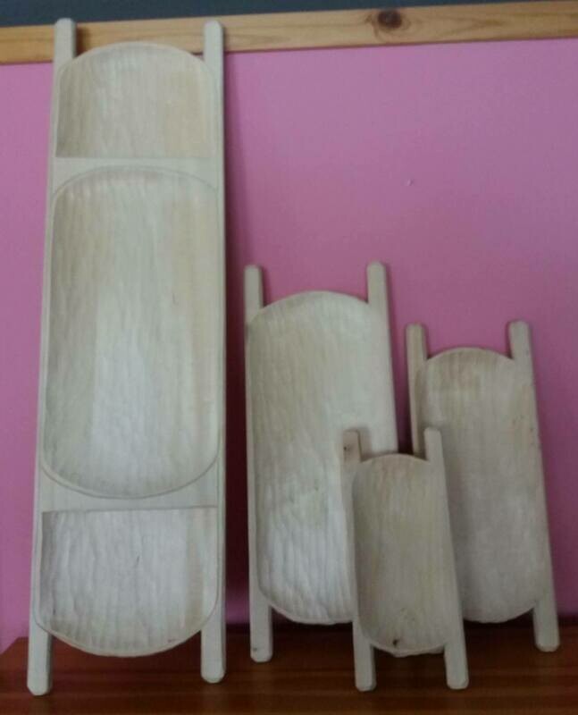 ASSIETTE GORALSKIE EN BOIS naturel
+- 50 cm X 20 cm