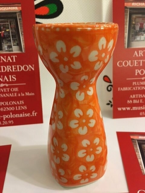 VAISSELLE COQUETIER PORCELAINE de BOLESLAWIEC HAUT