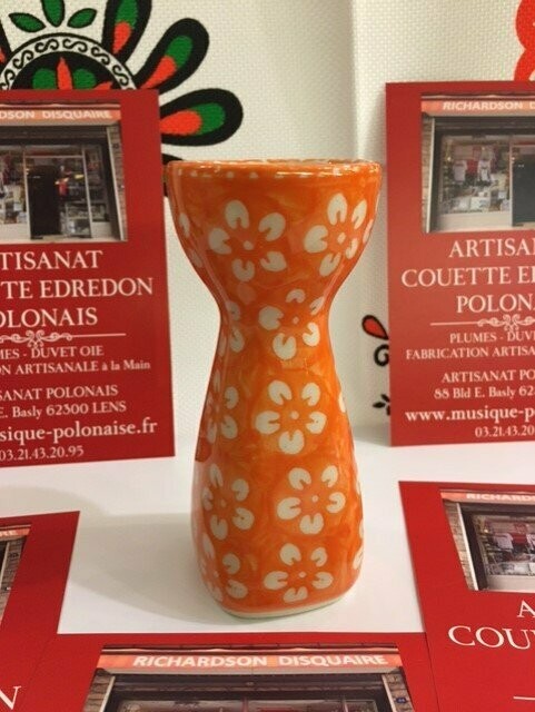 VAISSELLE COQUETIER PORCELAINE de BOLESLAWIEC HAUT