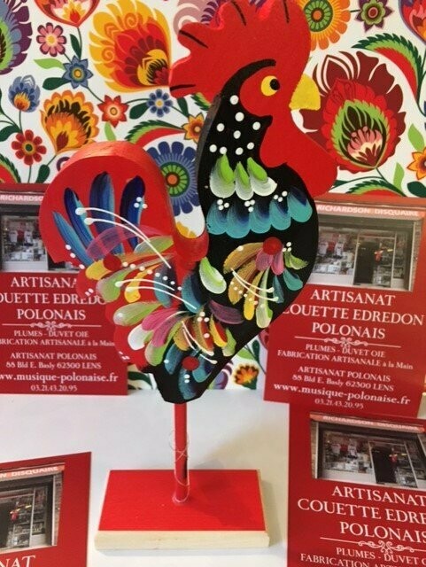 Décoration COQ Polonais Lowicz