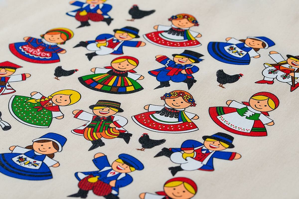 SAC en toile FOLK polonais