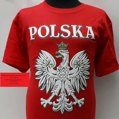 T SHIRT Polska adulte rouge T SHIRT Polska adulte rouge