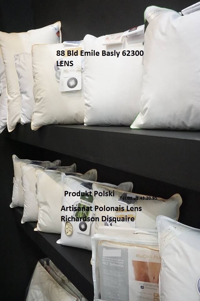 OREILLER en duvet d'oie 70x80cm 1500gr.