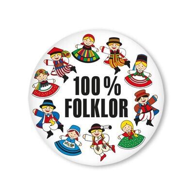 PINS 100% FOLKLOR Polka