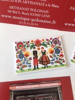 MAGNET FOLK COUPLE LOWICKIE