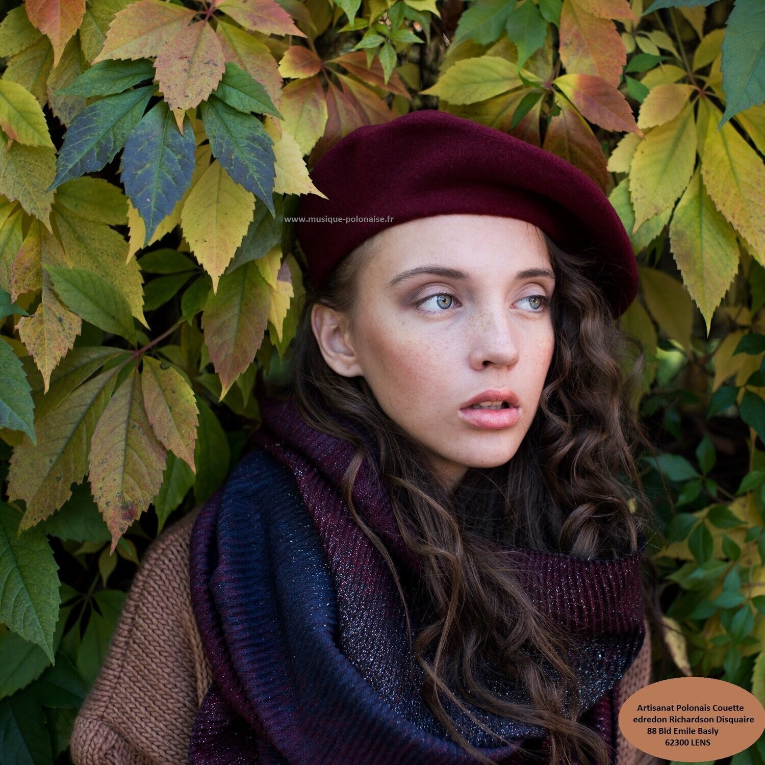 Bonnet béret femme