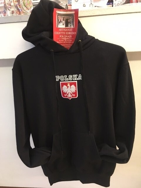 SWEAT SHIRT POLSKA NOIR capuche