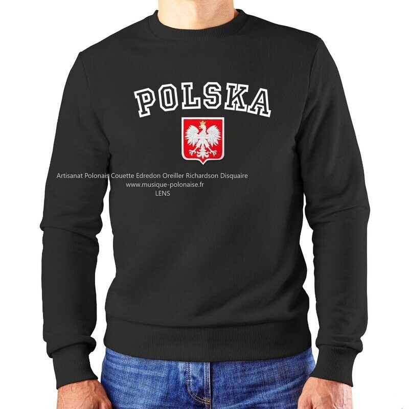 SWEAT SHIRT POLSKA NOIR
