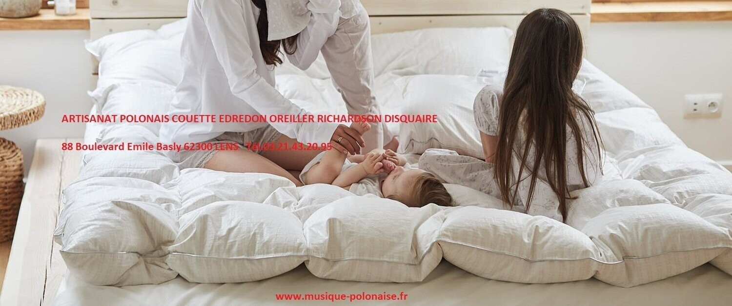 COUETTE 260x240 Plume et Duvet OIE 3800 gr.