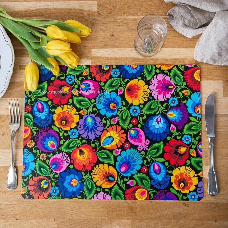SET DE TABLE  motif folk Polonais LOWICZ