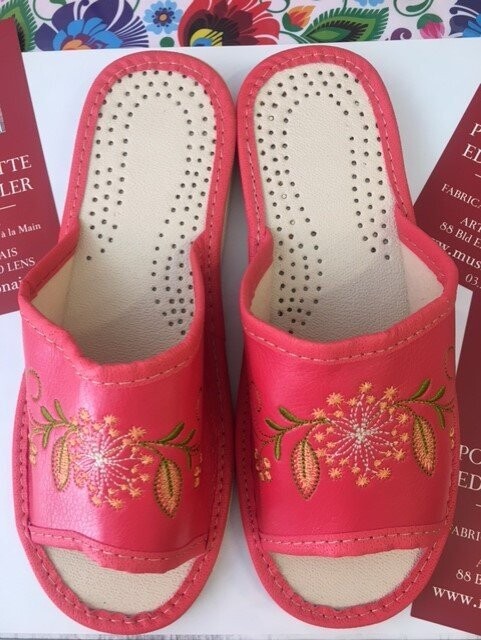Pantoufles femme nus pieds