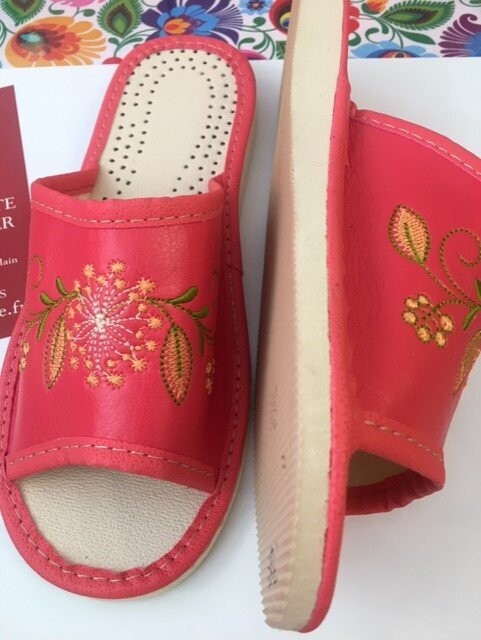 Pantoufles femme nus pieds