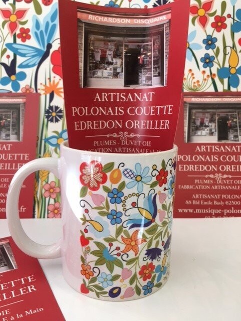 MUG FOLK Pologne CŒUR KASZUBSKI