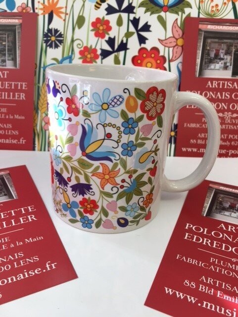 MUG FOLK Pologne CŒUR KASZUBSKI