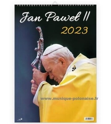 Calendrier 2023 Pape Jean Paul II Polska