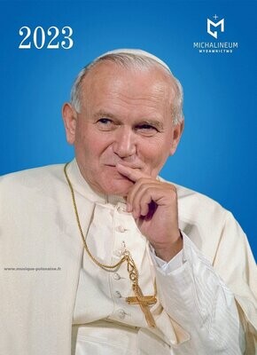 Calendrier 2023 Pape Jean Paul II Polska