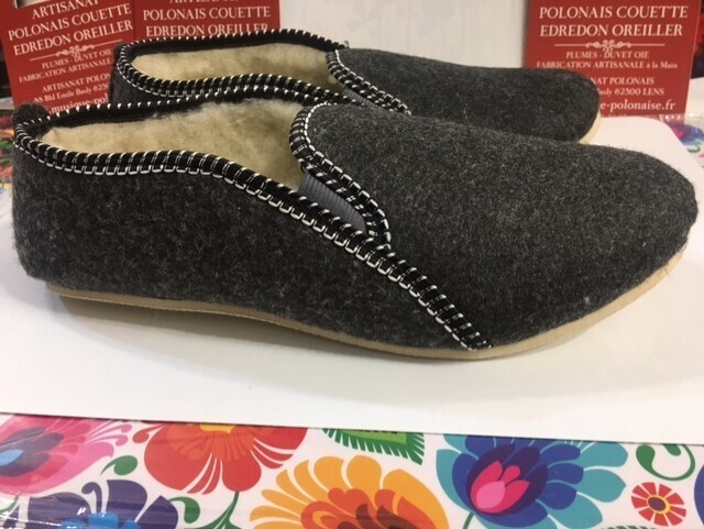 pantoufles homme fourrées