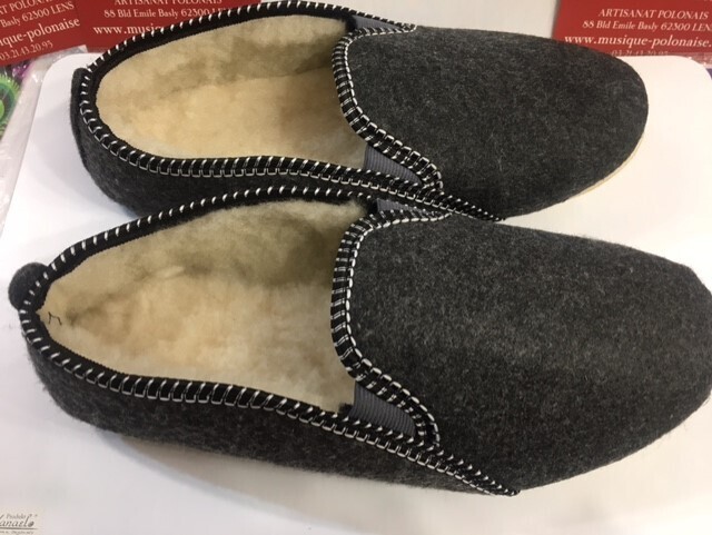pantoufles homme fermées fourrées