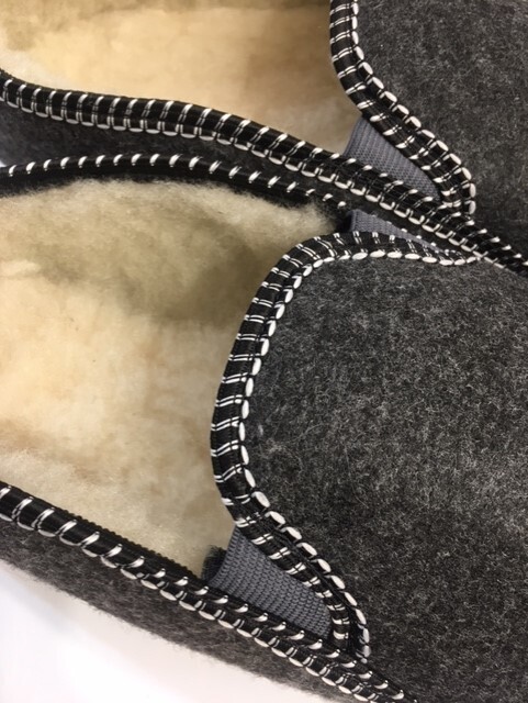 pantoufles homme fourrées