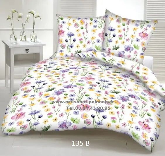 Parure de lit 140x200 + 2 Taies 70x80