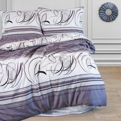 Parure de lit 160x200 housse + 2 taies 70x80