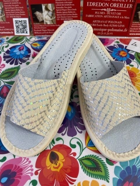 Pantoufles femme nus pieds